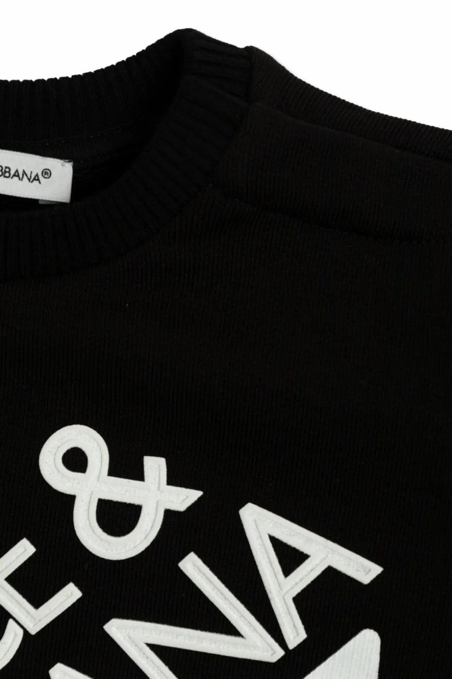 Dolce & Gabbana Kids BLACK Sweatshirt with logo