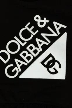 Dolce & Gabbana Kids BLACK Sweatshirt with logo