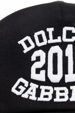 Dolce & Gabbana Kids BLACK Cap with logo