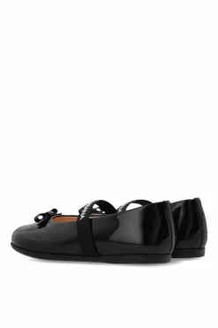 Dolce & Gabbana Kids BLACK Ballerinas with logo
