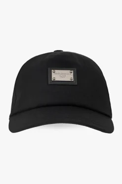 Dolce & Gabbana Kids BLACK Baseball cap with logo