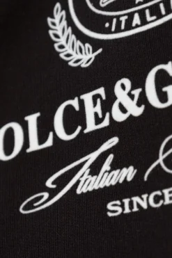 Dolce & Gabbana Kids BLACK Sweatshirt with logo
