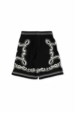 Dolce & Gabbana Kids BLACK Patterned Bermudas