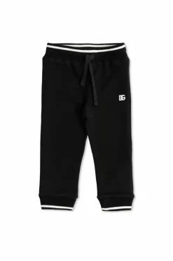 Dolce & Gabbana Kids BLACK Sweatpants with logo