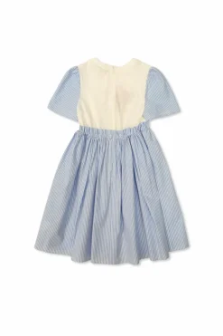 Dolce & Gabbana Kids BLUE Dress with stripe pattern