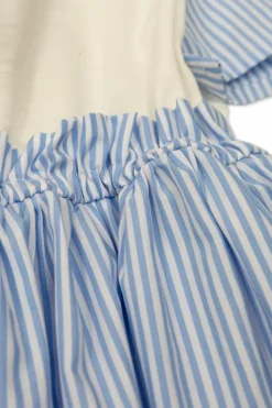 Dolce & Gabbana Kids BLUE Dress with stripe pattern