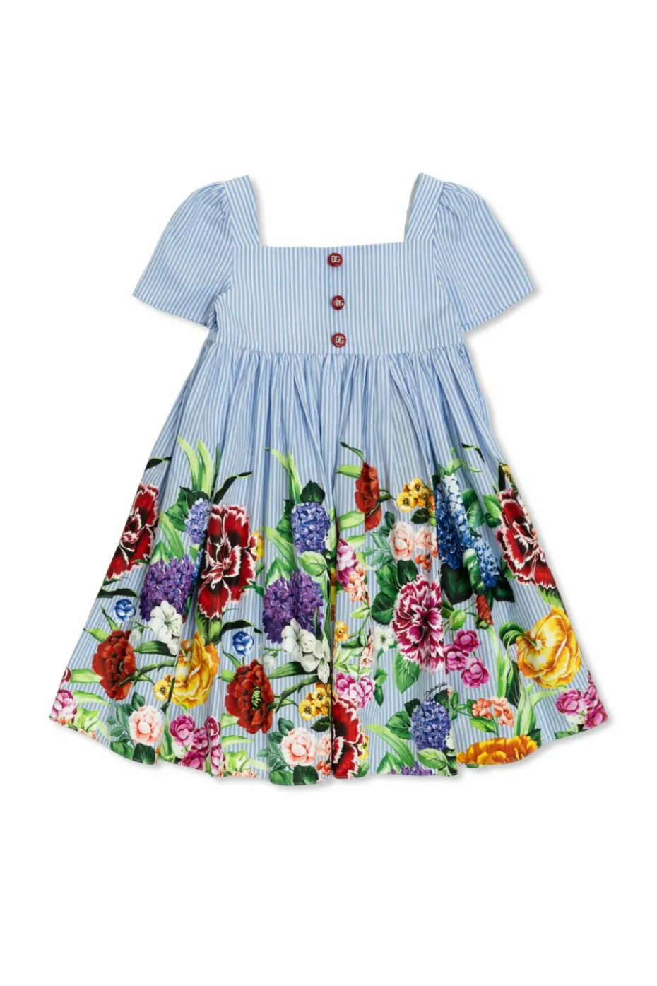 Dolce & Gabbana Kids BLUE Dress with floral motif