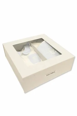 Dolce & Gabbana Kids cream Set: onesie, hat and bib