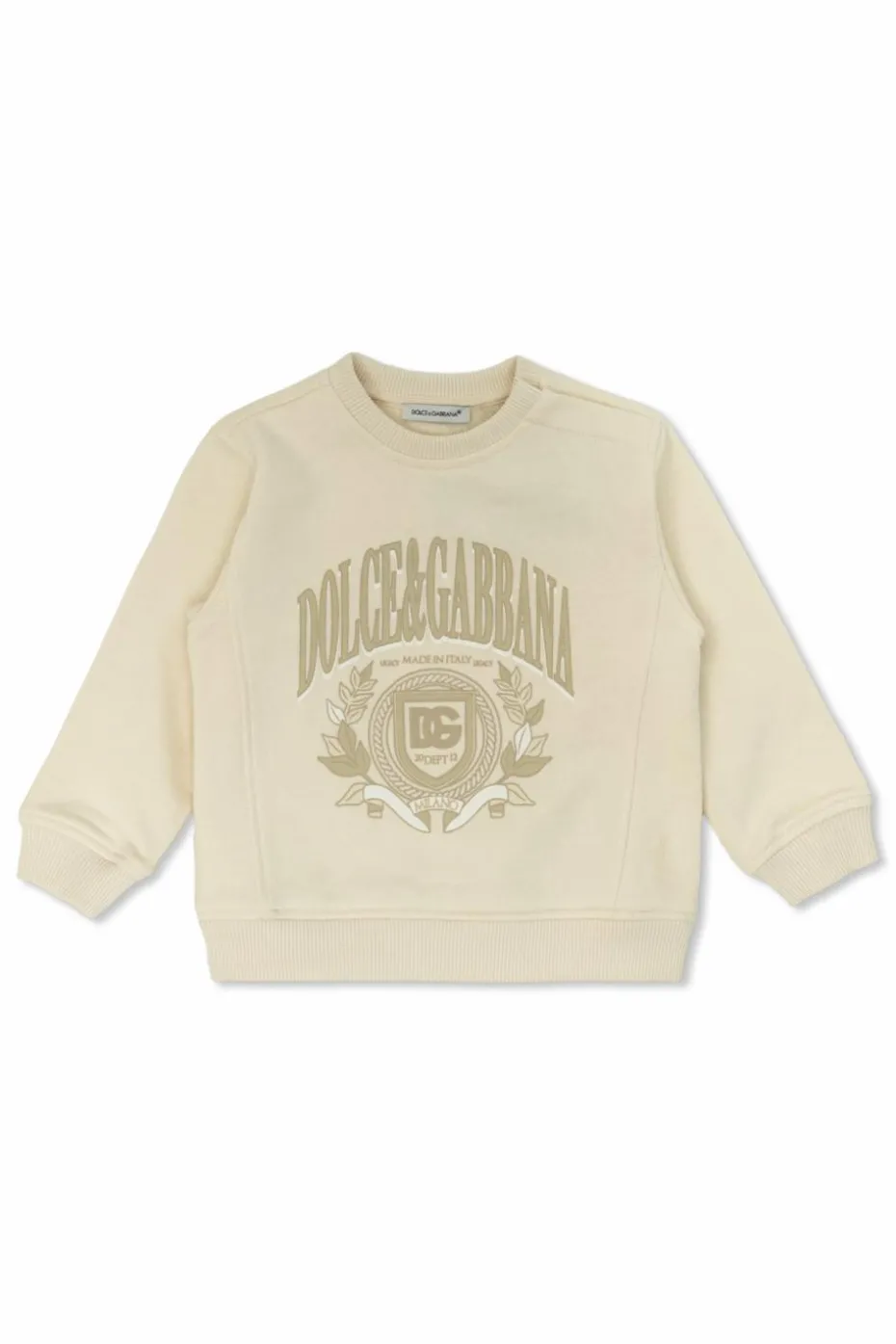 Dolce & Gabbana Kids cream Printed sweatshirt