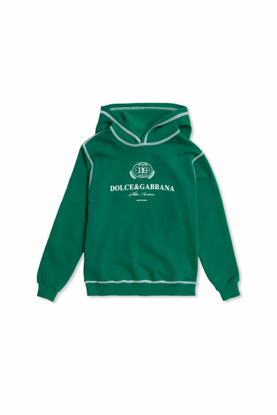 Dolce & Gabbana Kids GREEN Hooded Sweatshirt