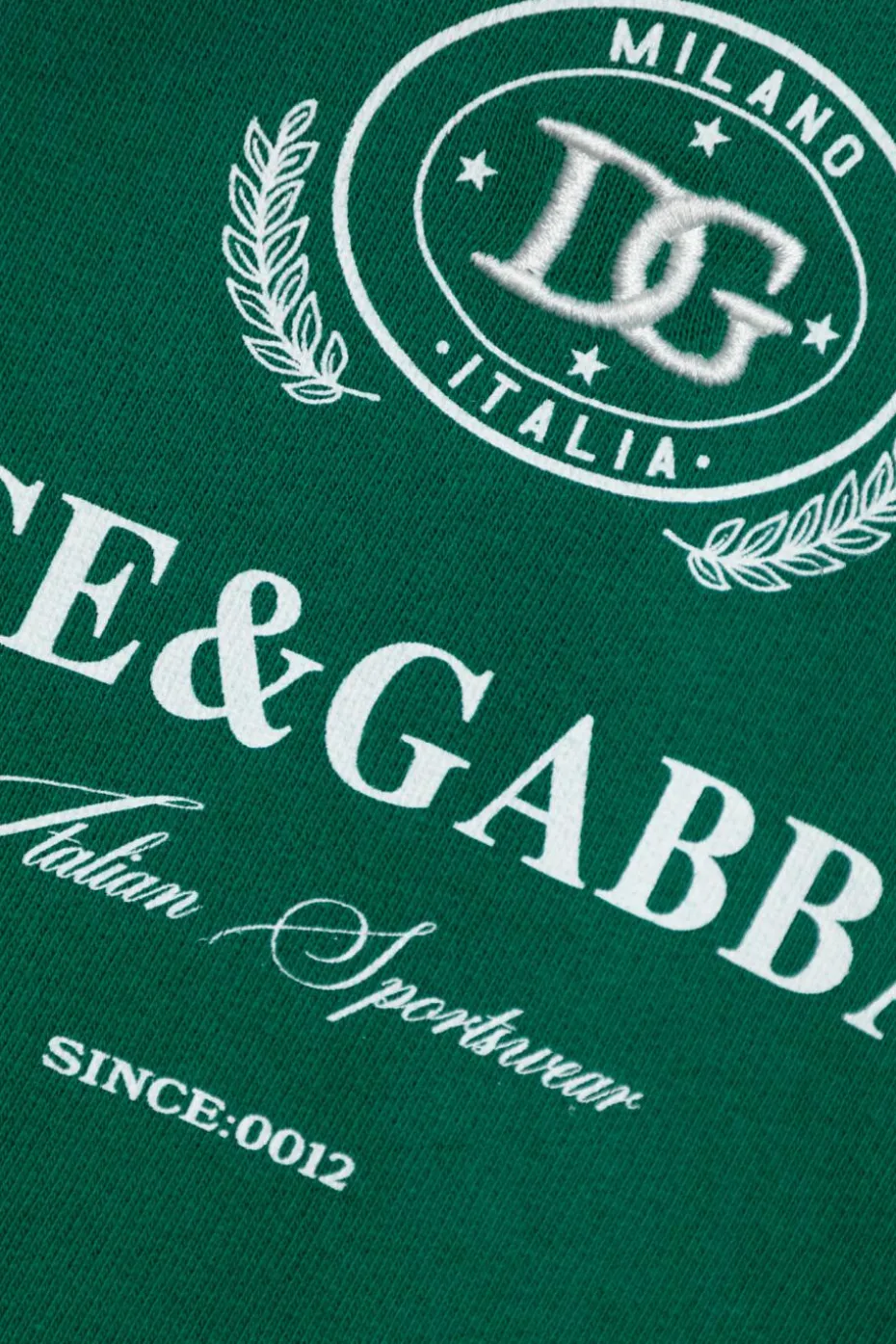 Dolce & Gabbana Kids GREEN Hooded Sweatshirt