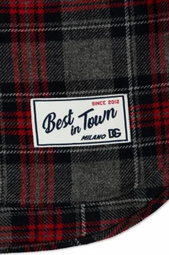 Dolce & Gabbana Kids GREY Plaid pattern shirt