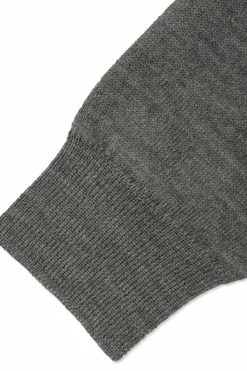 Dolce & Gabbana Kids GREY Wool sweater with embroidered logo