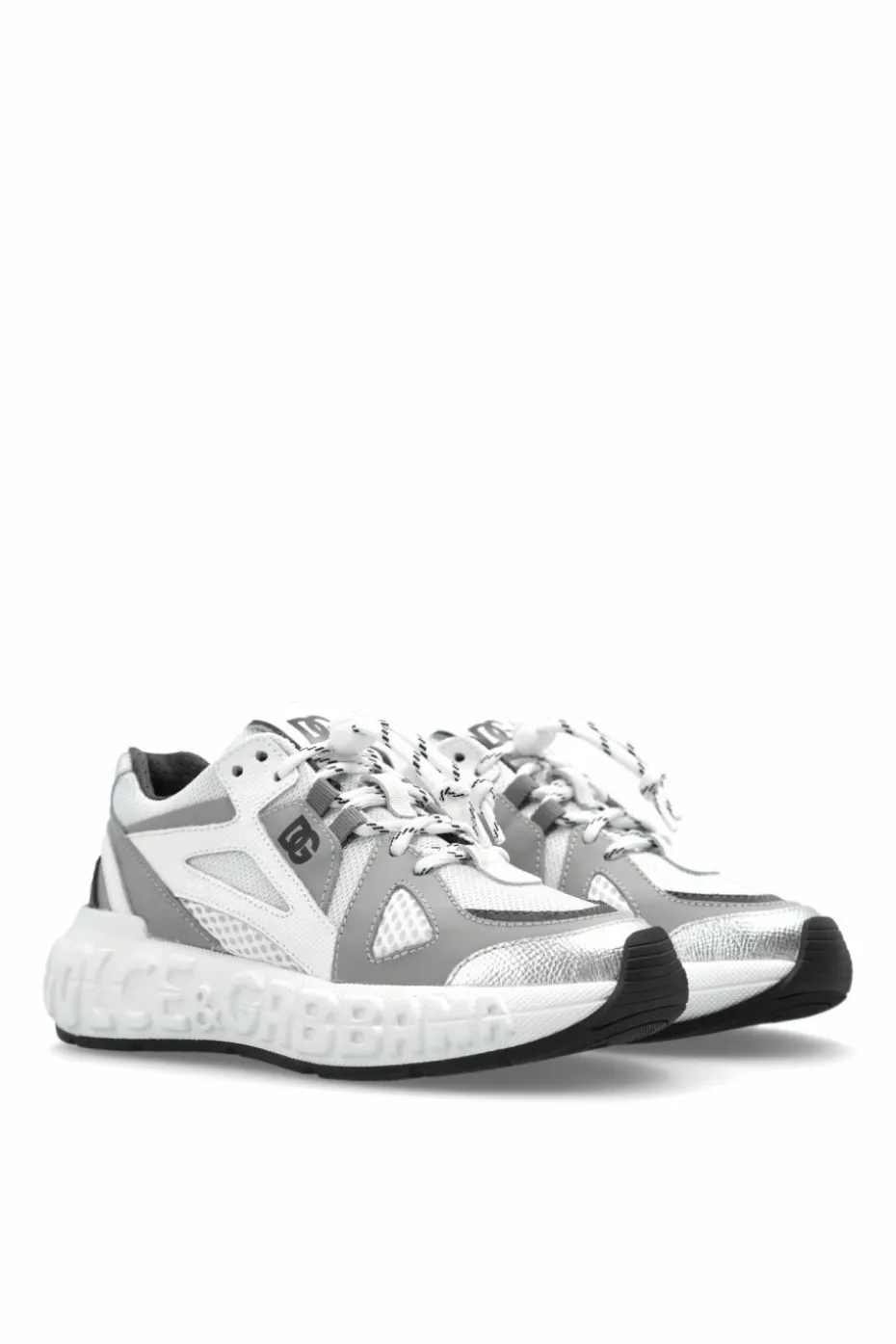 Dolce & Gabbana Kids GREY Sports shoes with logo