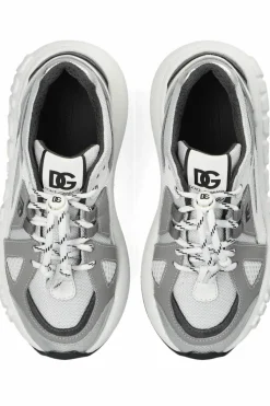 Dolce & Gabbana Kids GREY Sports shoes with logo