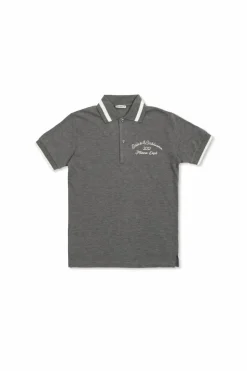 Dolce & Gabbana Kids GREY Polo with embroidered logo