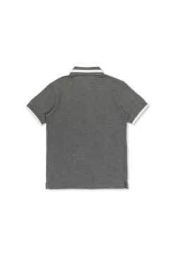 Dolce & Gabbana Kids GREY Polo with embroidered logo