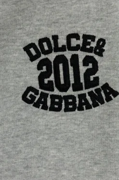 Dolce & Gabbana Kids GREY Sweatpants with embroidered logo