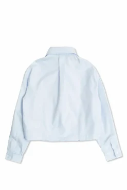Dolce & Gabbana Kids light blue Shirt with logo patch