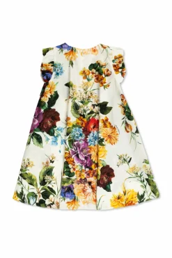 Dolce & Gabbana Kids MULTICOLOUR Floral motif dress