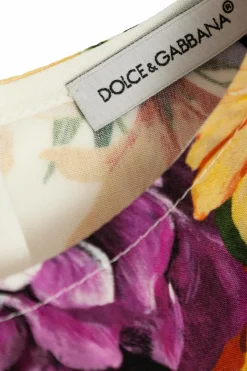 Dolce & Gabbana Kids MULTICOLOUR Floral motif dress