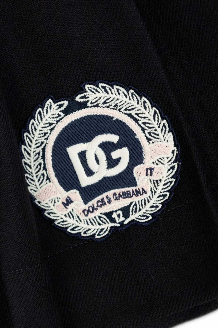 Dolce & Gabbana Kids NAVY BLUE Wool skirt with darts
