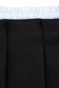 Dolce & Gabbana Kids NAVY BLUE Wool skirt with darts