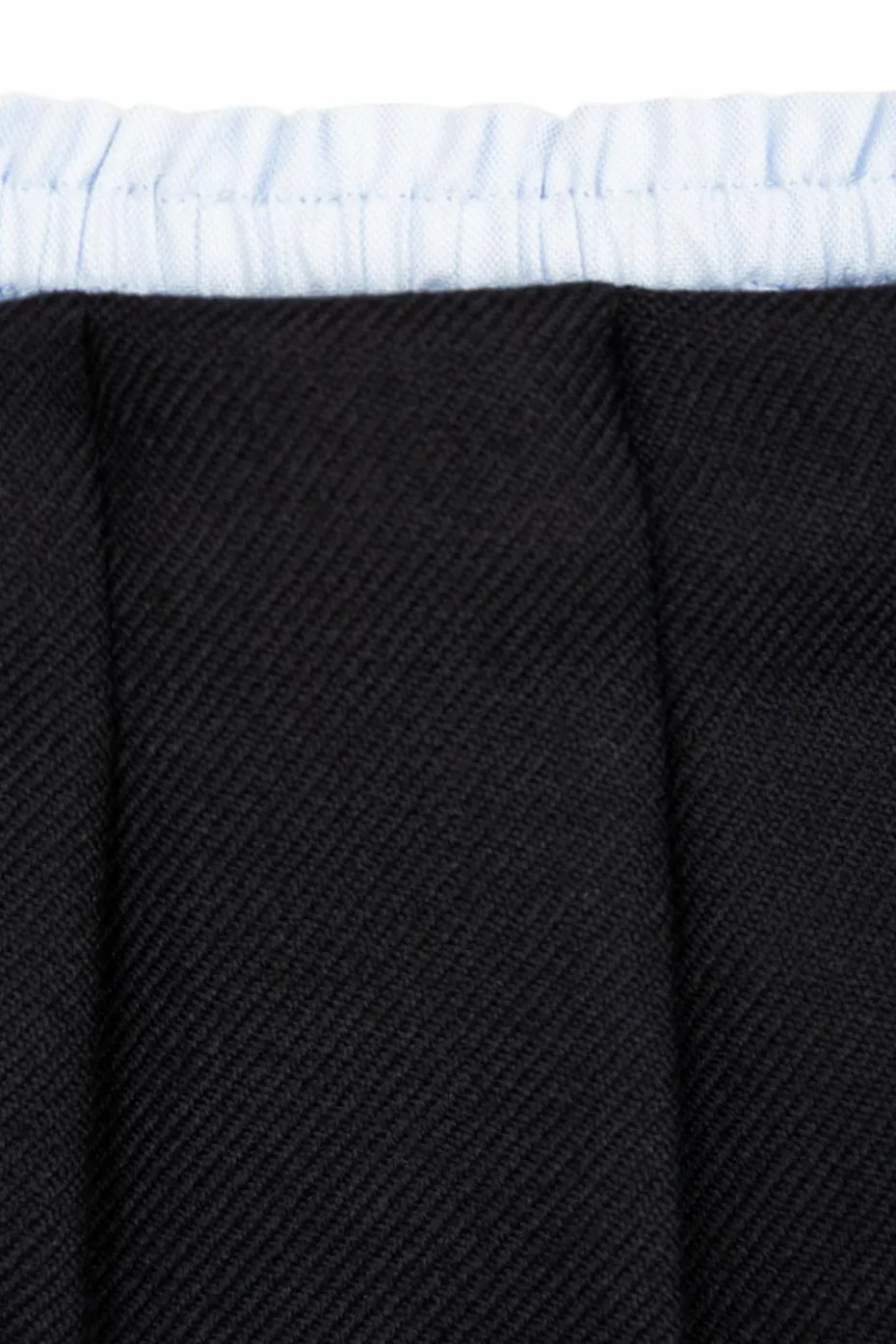 Dolce & Gabbana Kids NAVY BLUE Wool skirt with darts