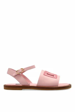 Dolce & Gabbana Kids PINK Leather sandals