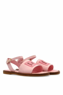 Dolce & Gabbana Kids PINK Leather sandals