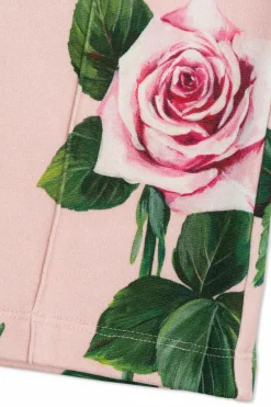 Dolce & Gabbana Kids PINK Pants with floral pattern
