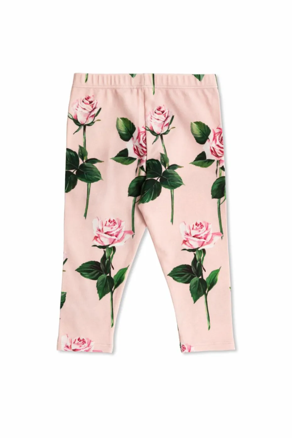 Dolce & Gabbana Kids PINK Floral motif leggings