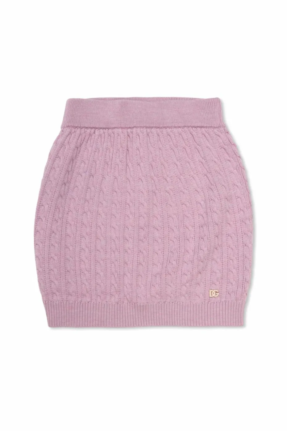 Dolce & Gabbana Kids PURPLE Wool skirt