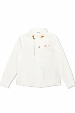 Dolce & Gabbana Kids WHITE Shirt with embroidery
