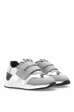 Dolce & Gabbana Kids WHITE Sports shoes with logo