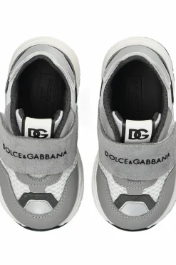 Dolce & Gabbana Kids WHITE Sports shoes with logo