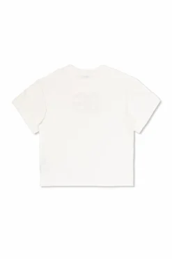 Dolce & Gabbana Kids WHITE T-shirt with sequined logo