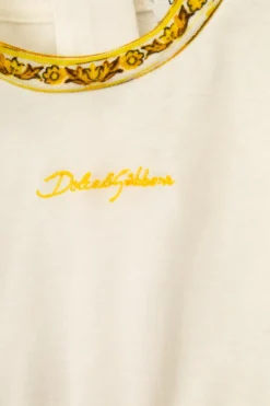 Dolce & Gabbana Kids YELLOW Dress with print