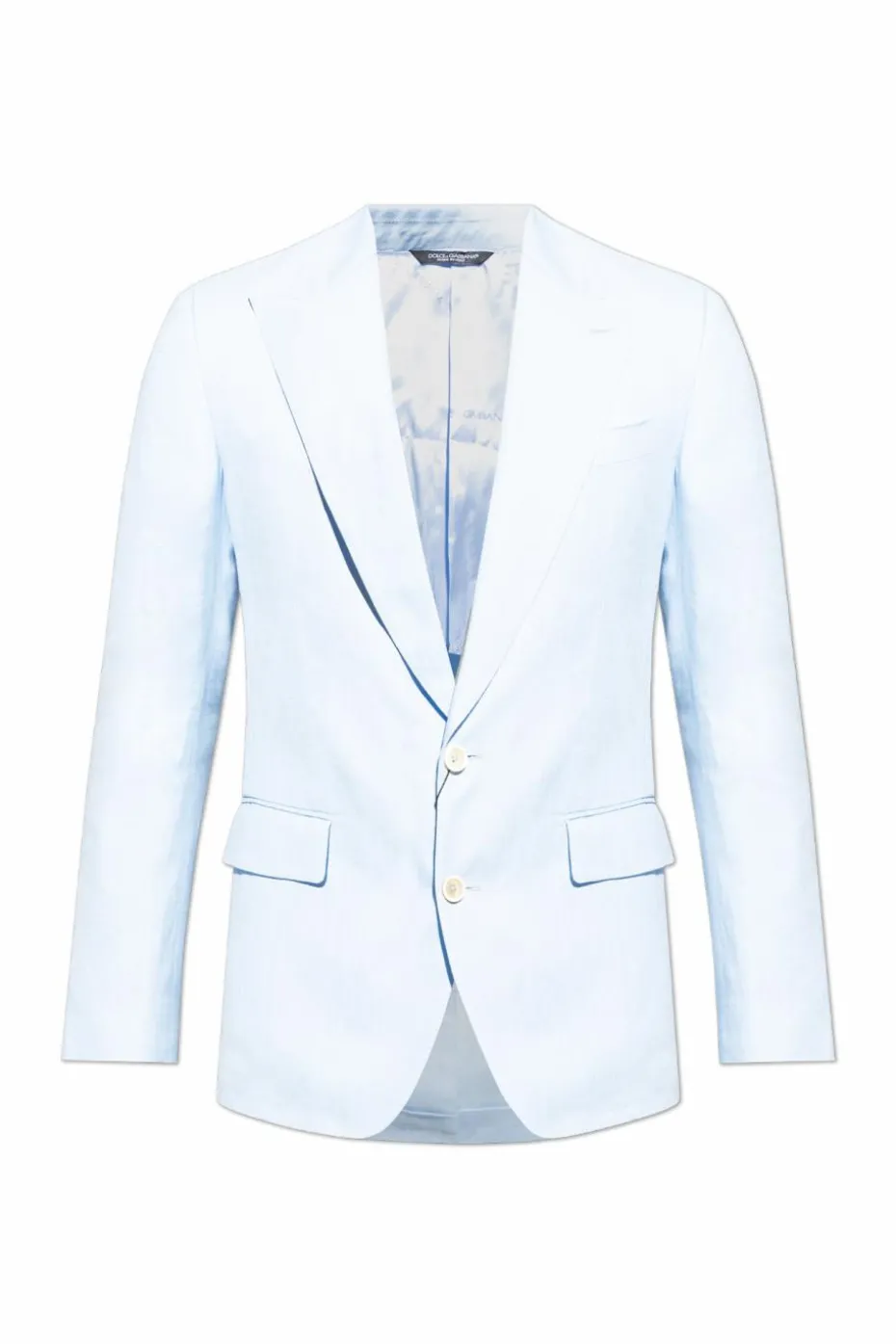 Dolce & Gabbana light blue Linen blazer