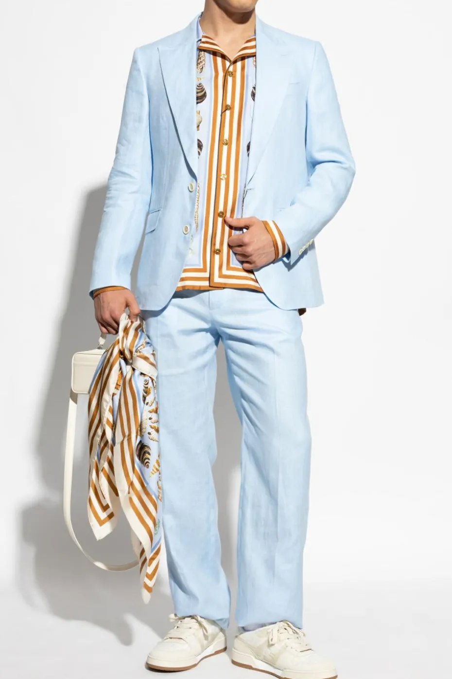 Dolce & Gabbana light blue Linen blazer