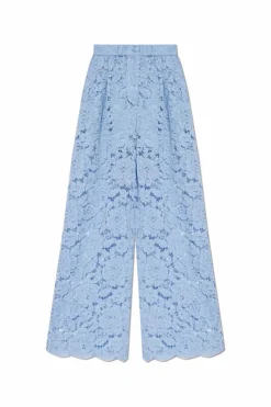 Dolce & Gabbana light blue Lace Pants