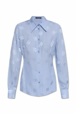 Dolce & Gabbana light blue Silk shirt