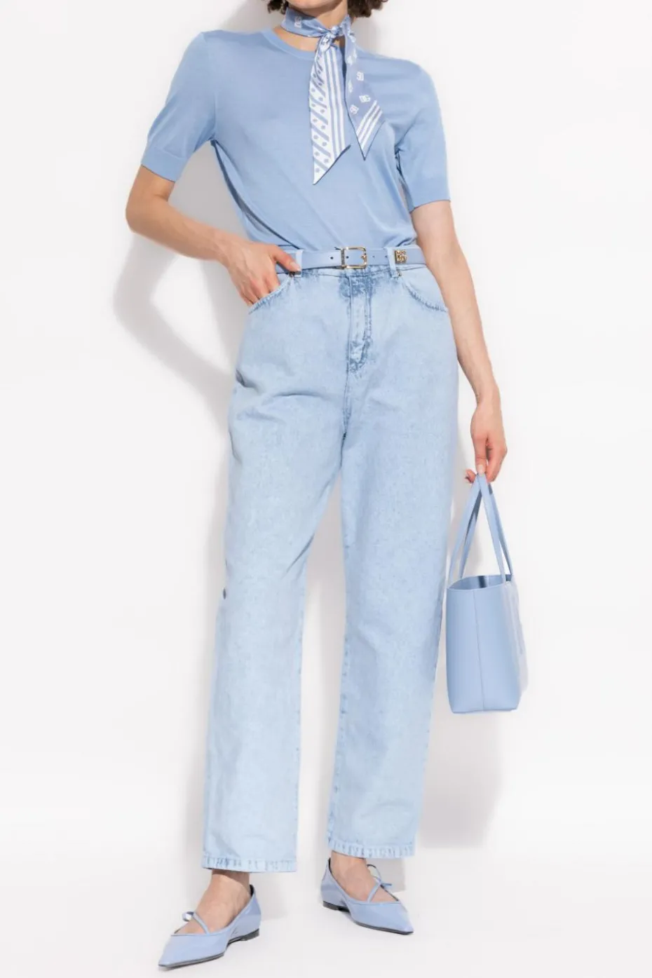 Dolce & Gabbana light blue Jeans with logo