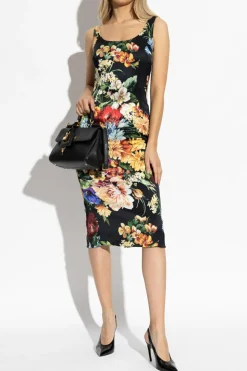 Dolce & Gabbana MULTICOLOUR Dress with floral motif