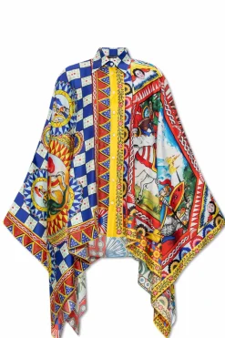 Dolce & Gabbana MULTICOLOUR Silk shirt Caretto