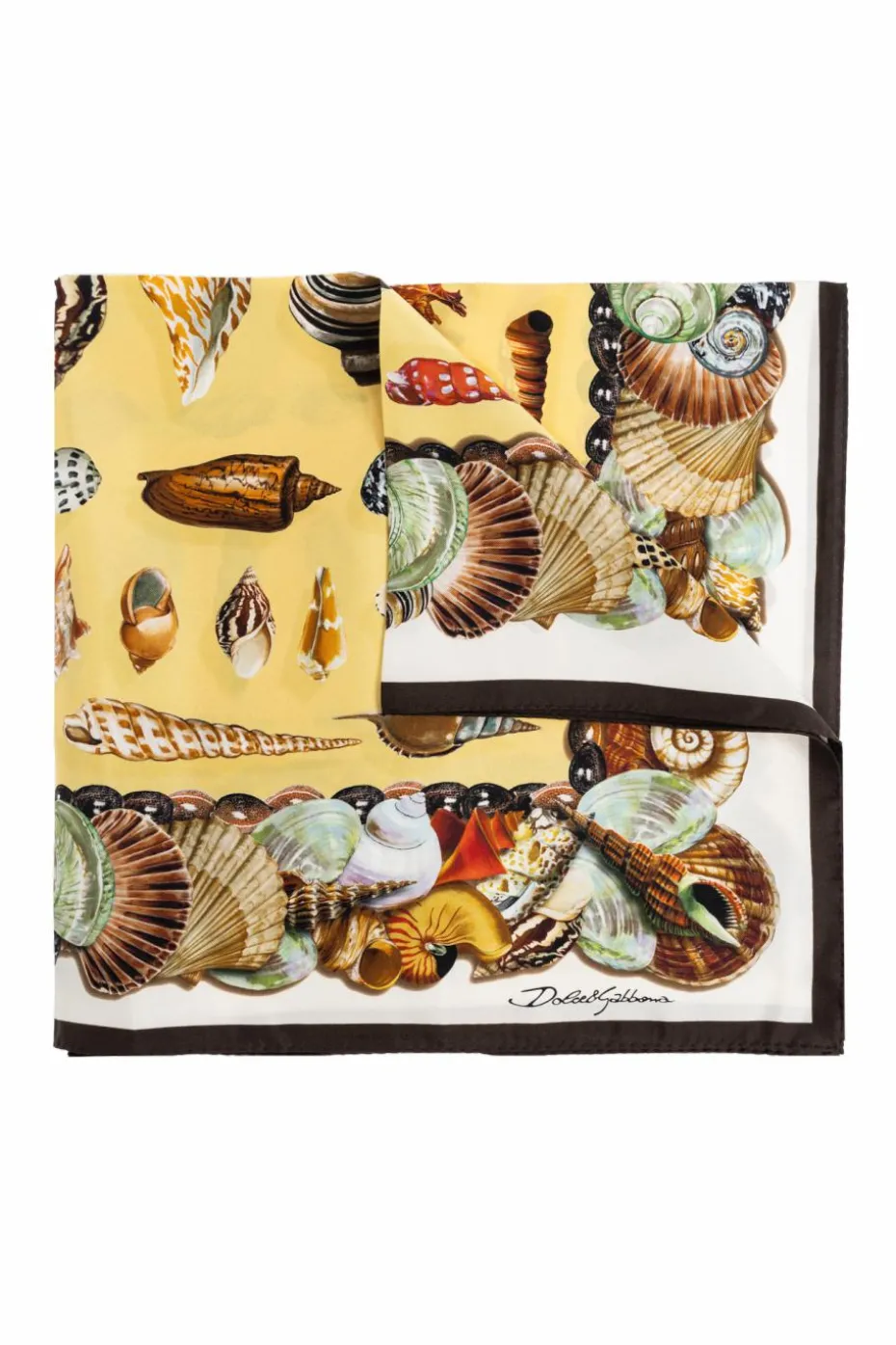 Dolce & Gabbana MULTICOLOUR Silk scarf with print