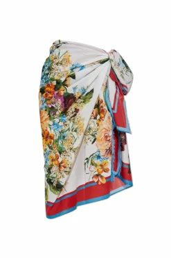 Dolce & Gabbana MULTICOLOUR Floral motif pareo