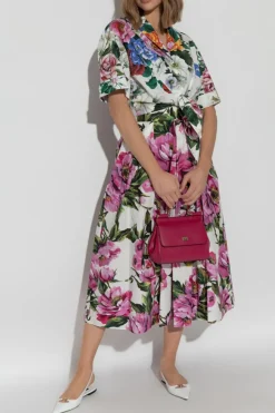 Dolce & Gabbana MULTICOLOUR Shirt with floral motif