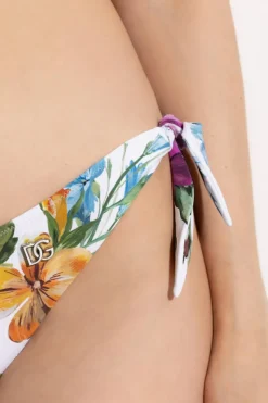 Dolce & Gabbana MULTICOLOUR Two-piece swimsuit with floral motif