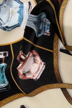 Dolce & Gabbana MULTICOLOUR Silk scarf with print